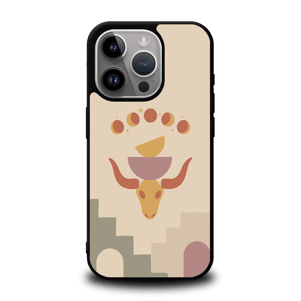 Bull Moon Aesthetic Case Covers iPhone 16 Pro BC0416