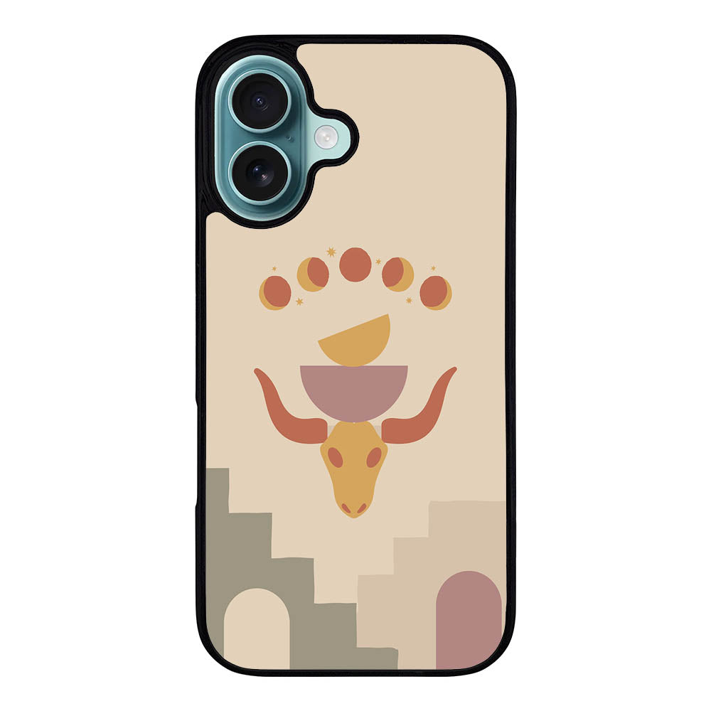Bull Moon Aesthetic Case Covers iPhone 16 Plus BC0416