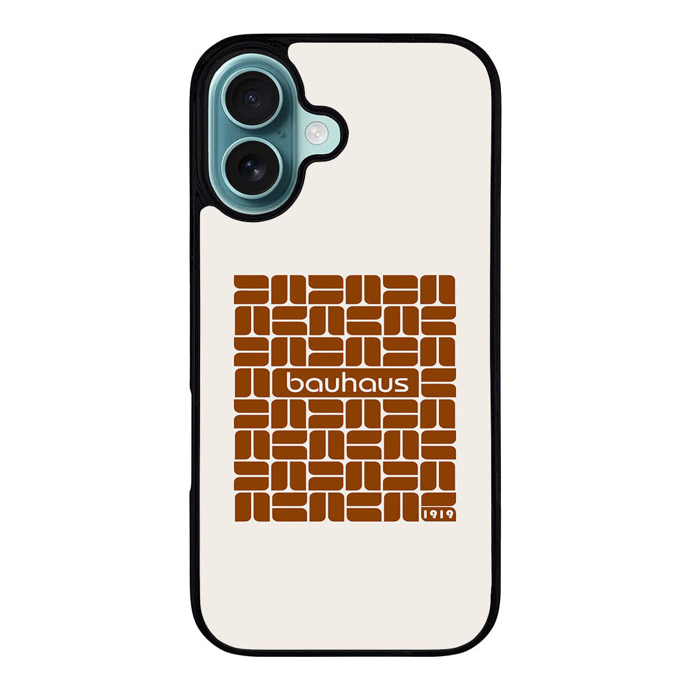 Bahuaus Square Art Case Covers iPhone 16 BC0026