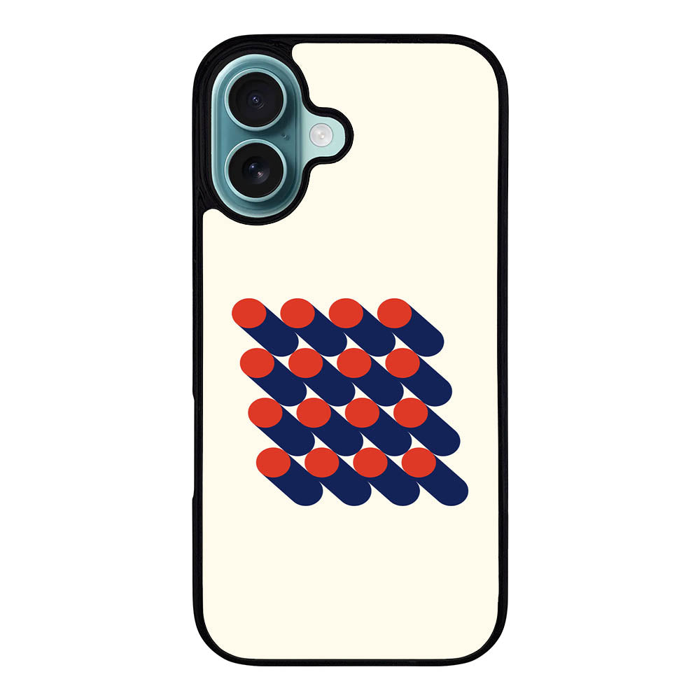 Circle Retro Art Case Covers iPhone 16 Plus BC0143