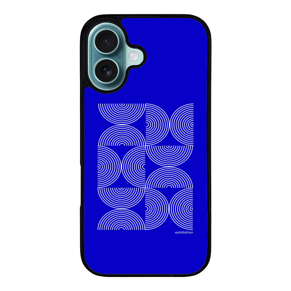 Bauhaus Circle Square Blue Case Covers iPhone 16 BC0033