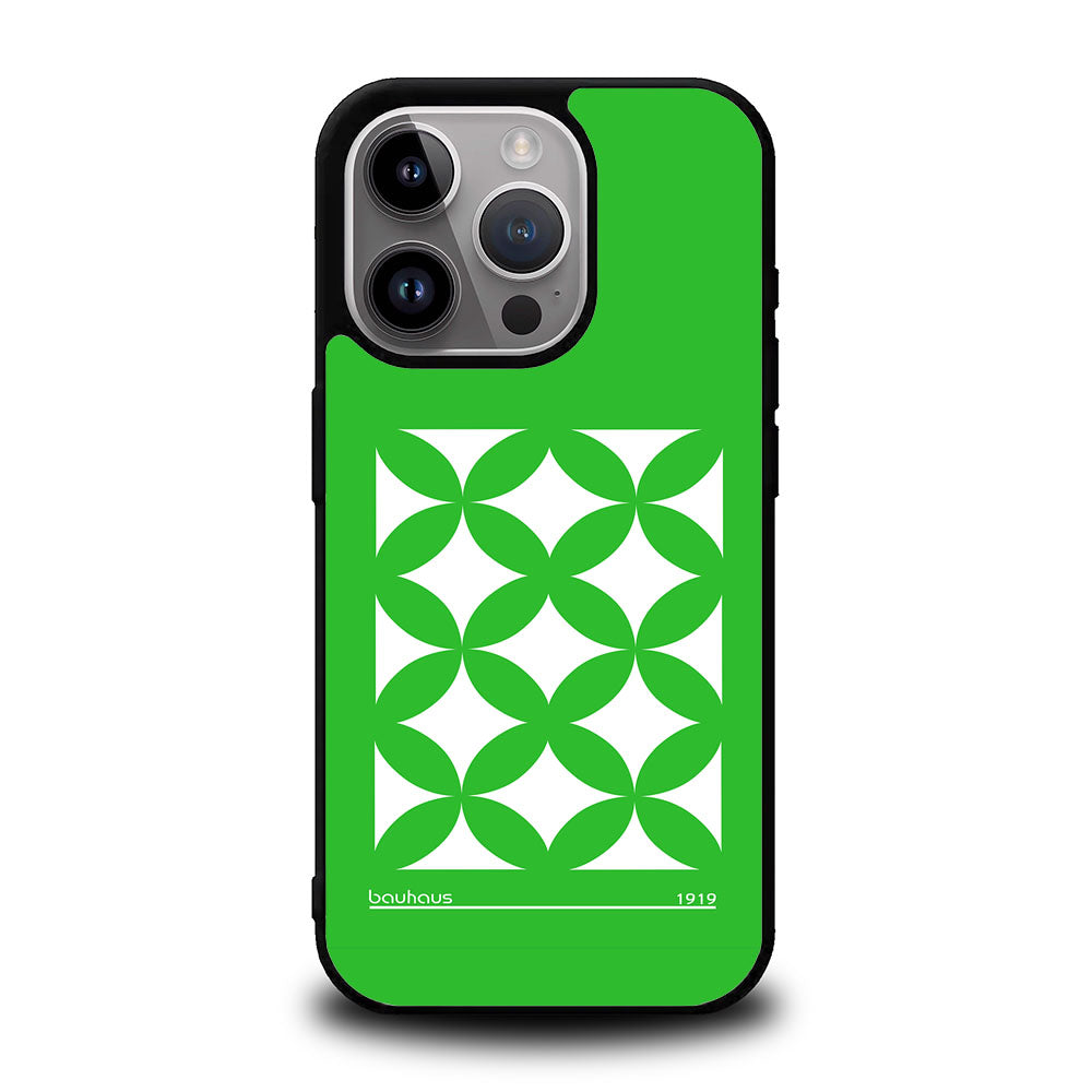 Bauhaus Circle Square Green Case Covers iPhone 16 Pro BC0043