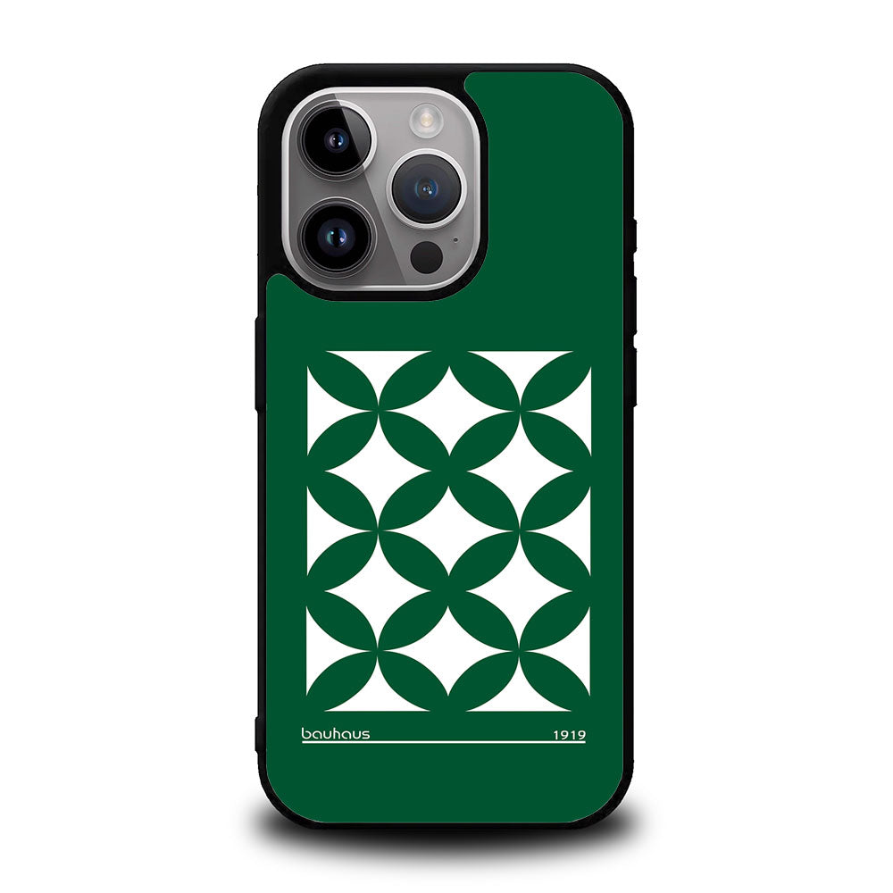 Bauhaus Circle Square Green Case Covers iPhone 16 Pro Max BC0044