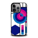 Abstract Geometry Circle Case Covers iPhone 16 Pro Max BC0005