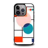 Abstract Geometry Circle Case Covers iPhone 16 Pro Max BC0008