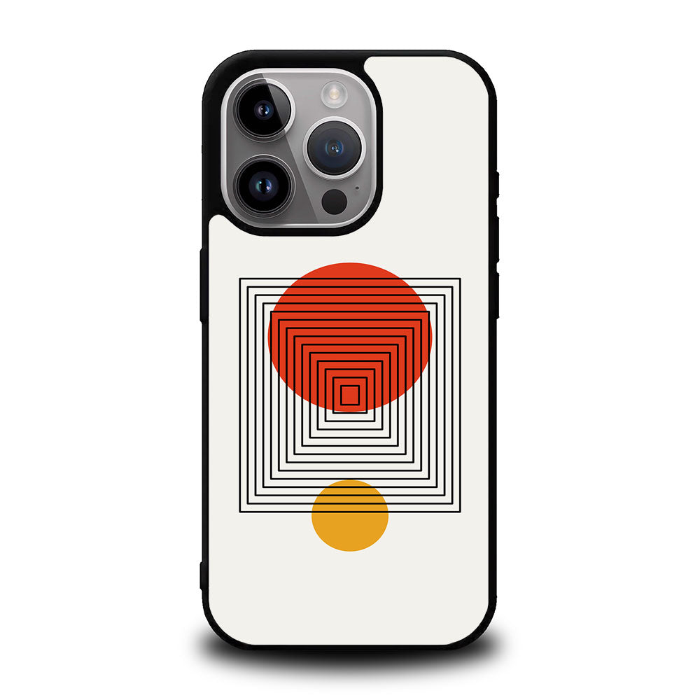 Geometry Square Circle Case Covers iPhone 16 Pro Max BC0170