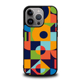 Geometry Square Circle Case Covers iPhone 16 Pro Max BC0173