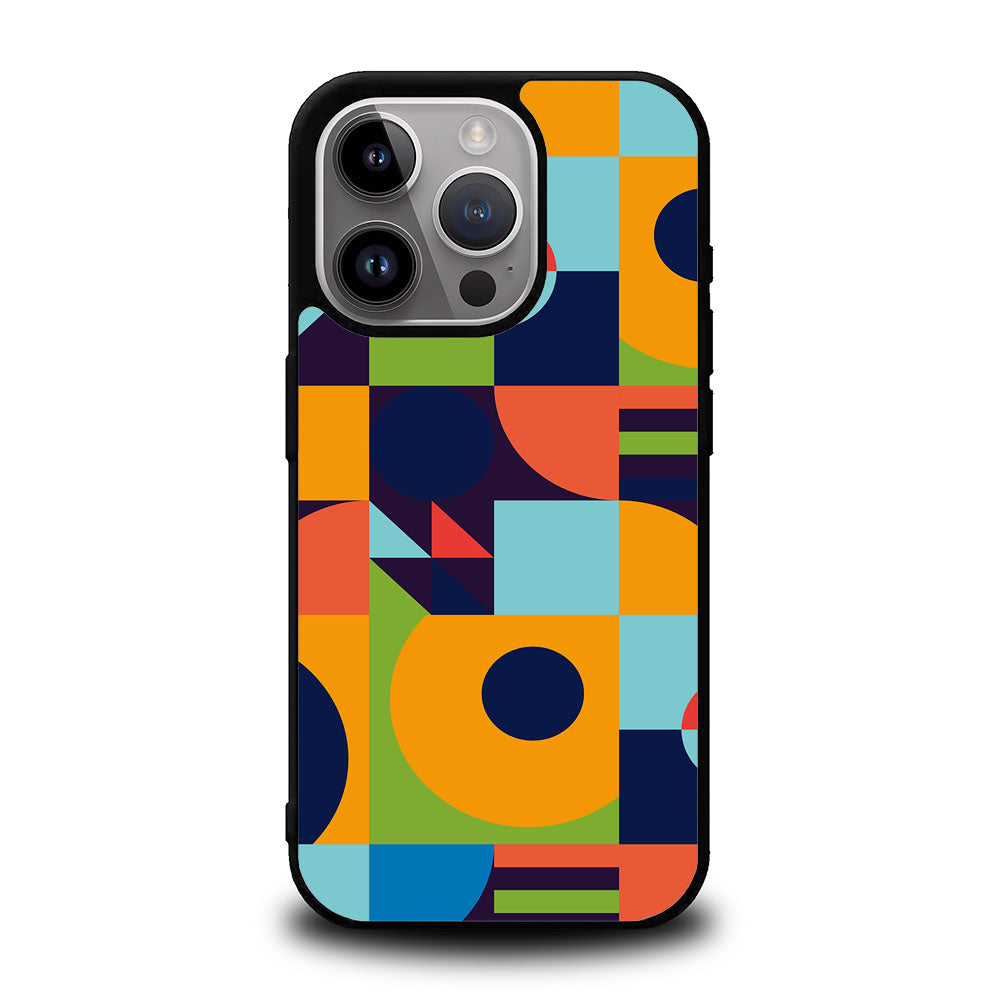 Geometry Square Circle Case Covers iPhone 16 Pro Max BC0174