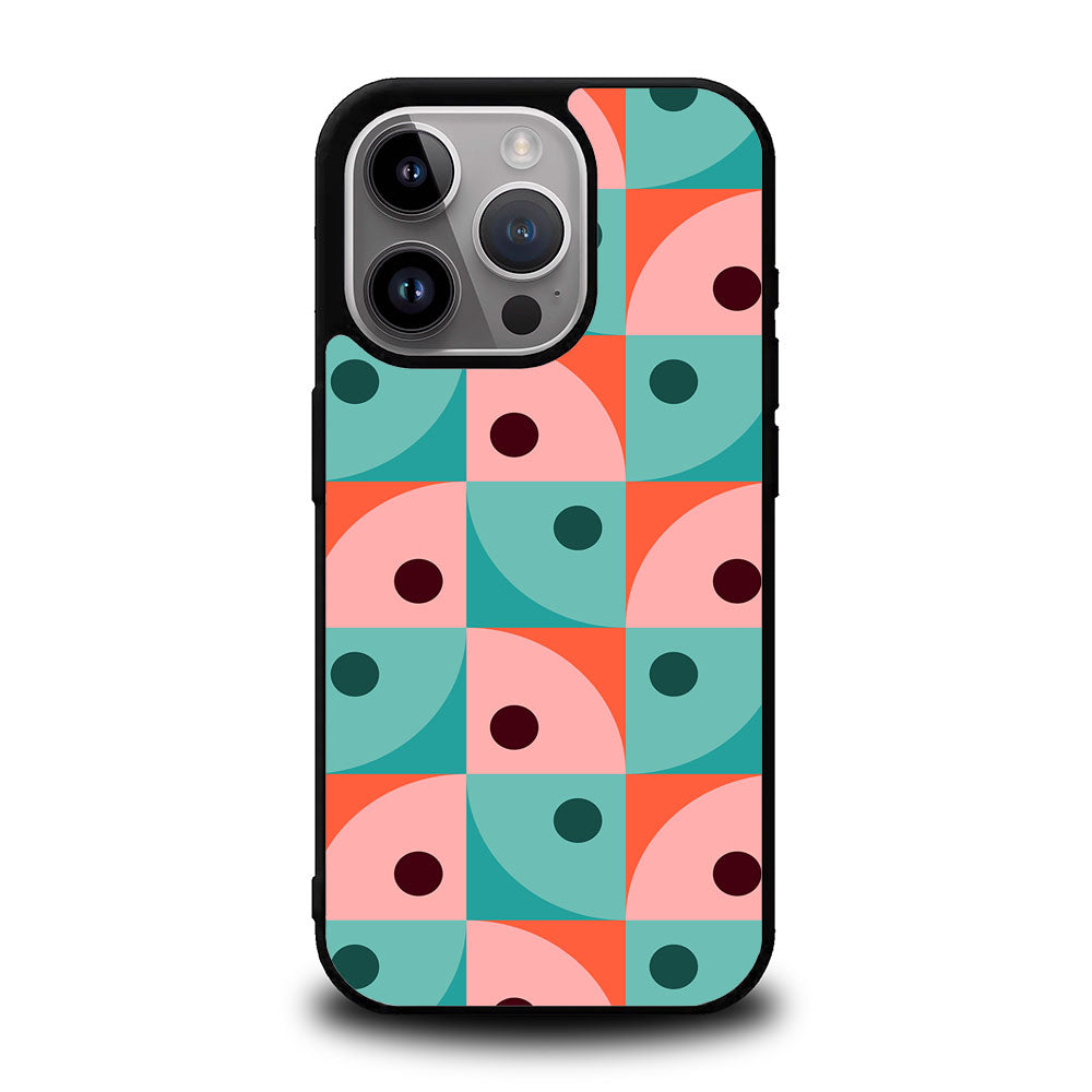 Geometry Square Circle Case Covers iPhone 16 Pro Max BC0176