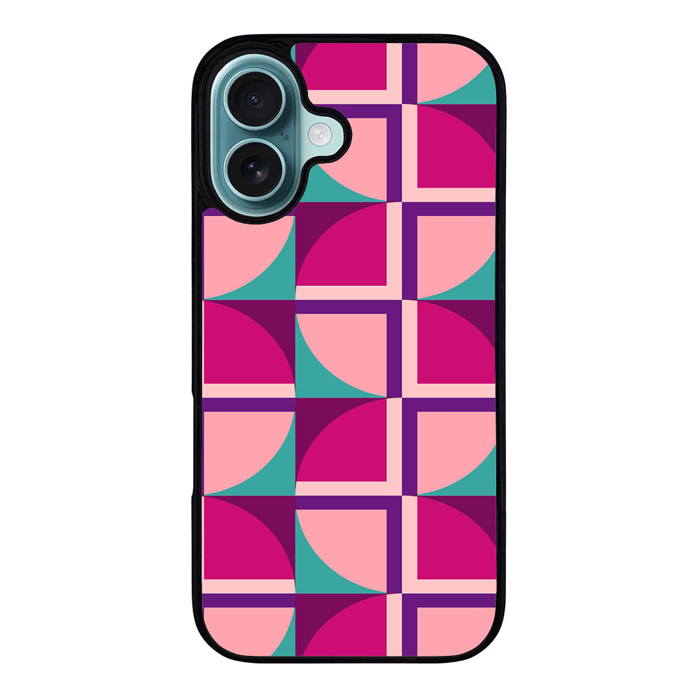 Geometry Square Case Covers iPhone 16 BC0178