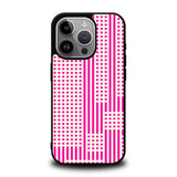 Geometry Square Pink Case Covers iPhone 16 Pro Max BC0184
