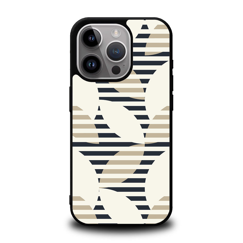 Geometry Leaf Art Case Covers iPhone 16 Pro BC0165
