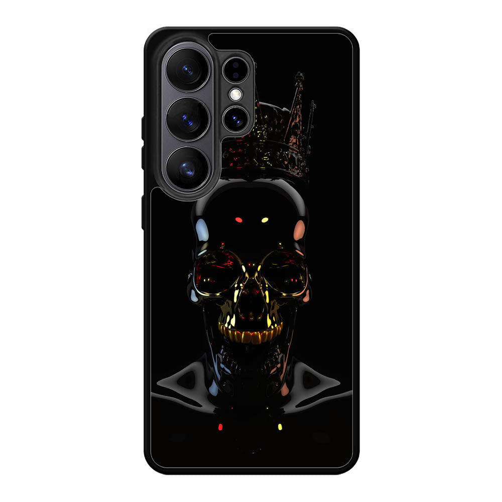 Skull Black Samsung Galaxy S26 Plus Case DC1674