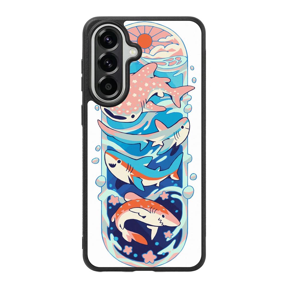 Cute Shark Samsung Galaxy A57 Case FE0198