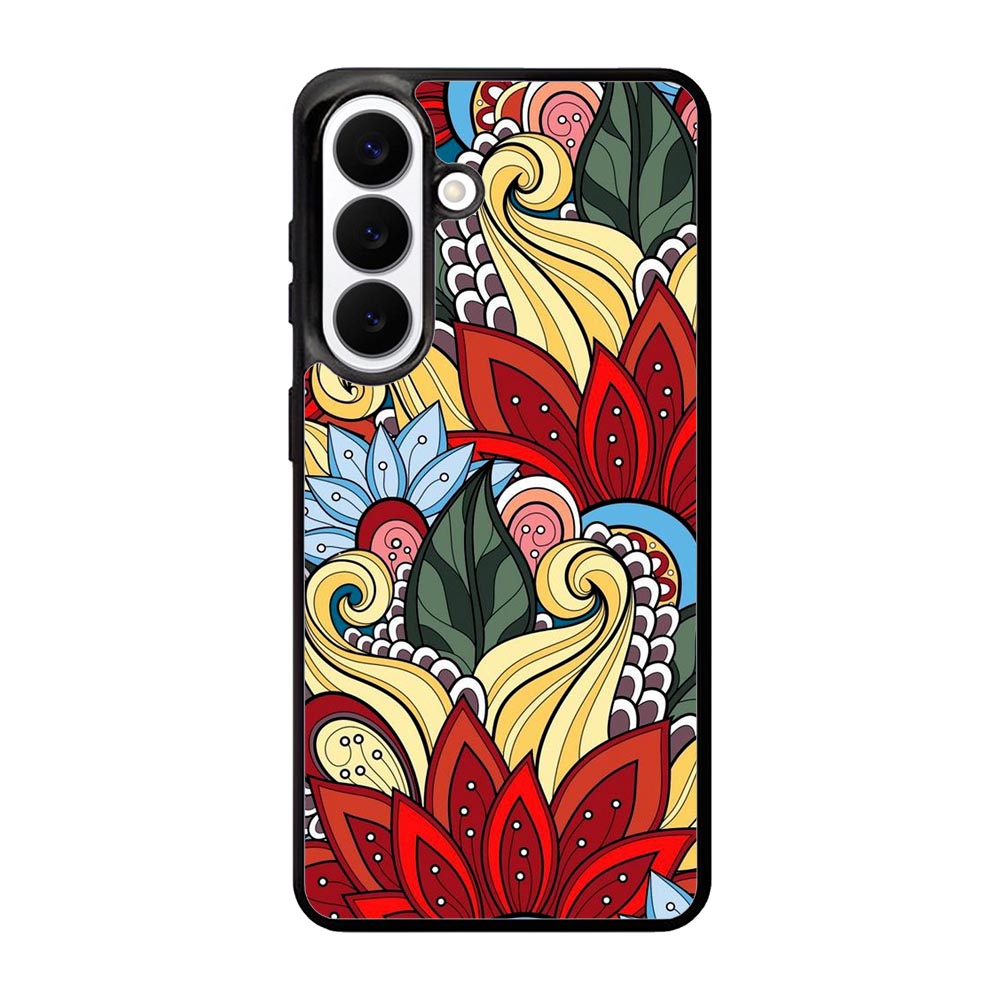Flower Pattern Samsung Galaxy S26 Plus Case FE0275