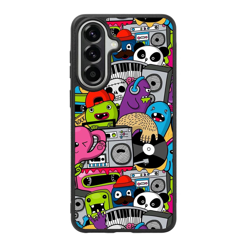 Music Doodle Samsung Galaxy A57 Case FE0456