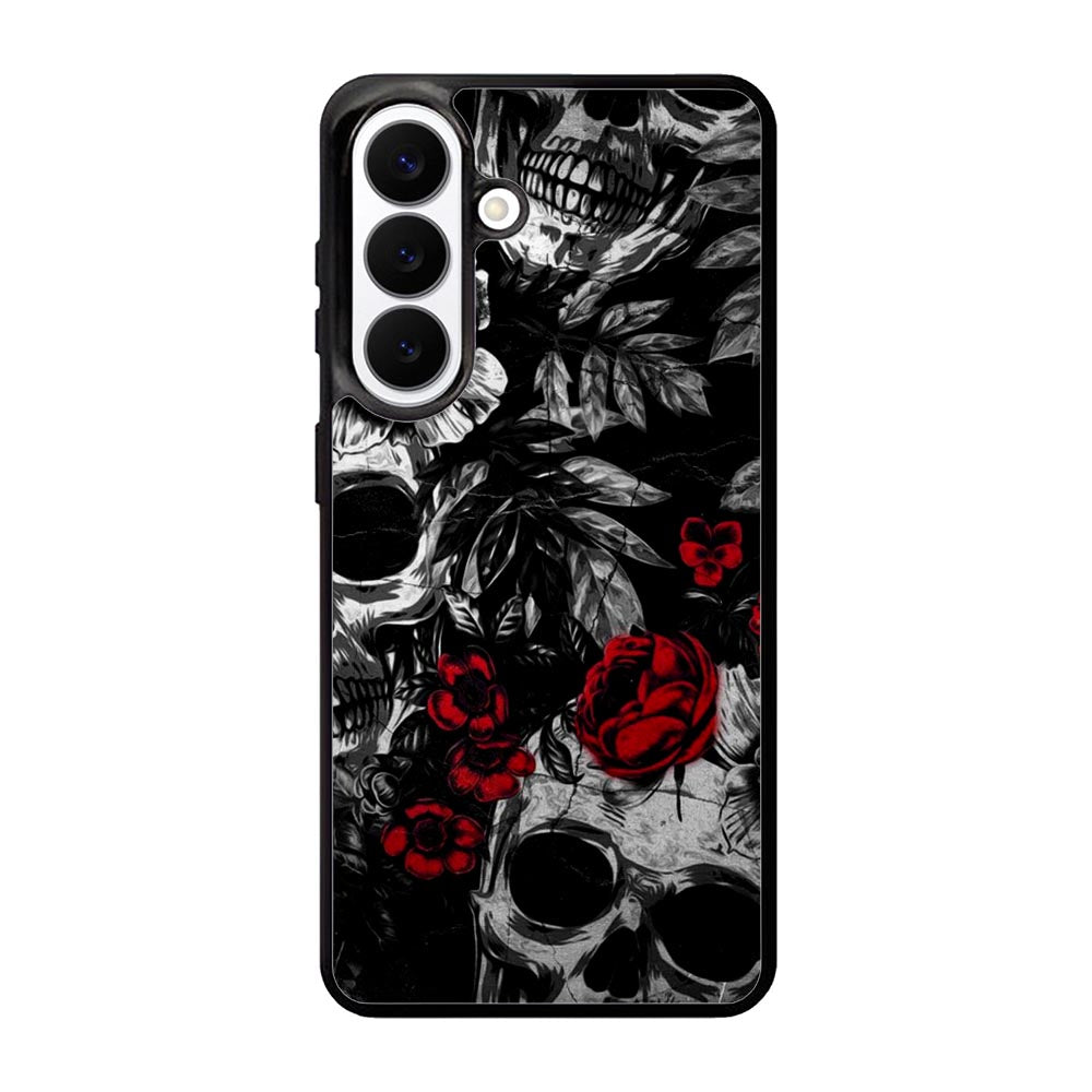 Skull Flower Art Samsung Galaxy S26 Case FE0564
