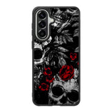 Skull Flower Art Samsung Galaxy A37 Case FE0564