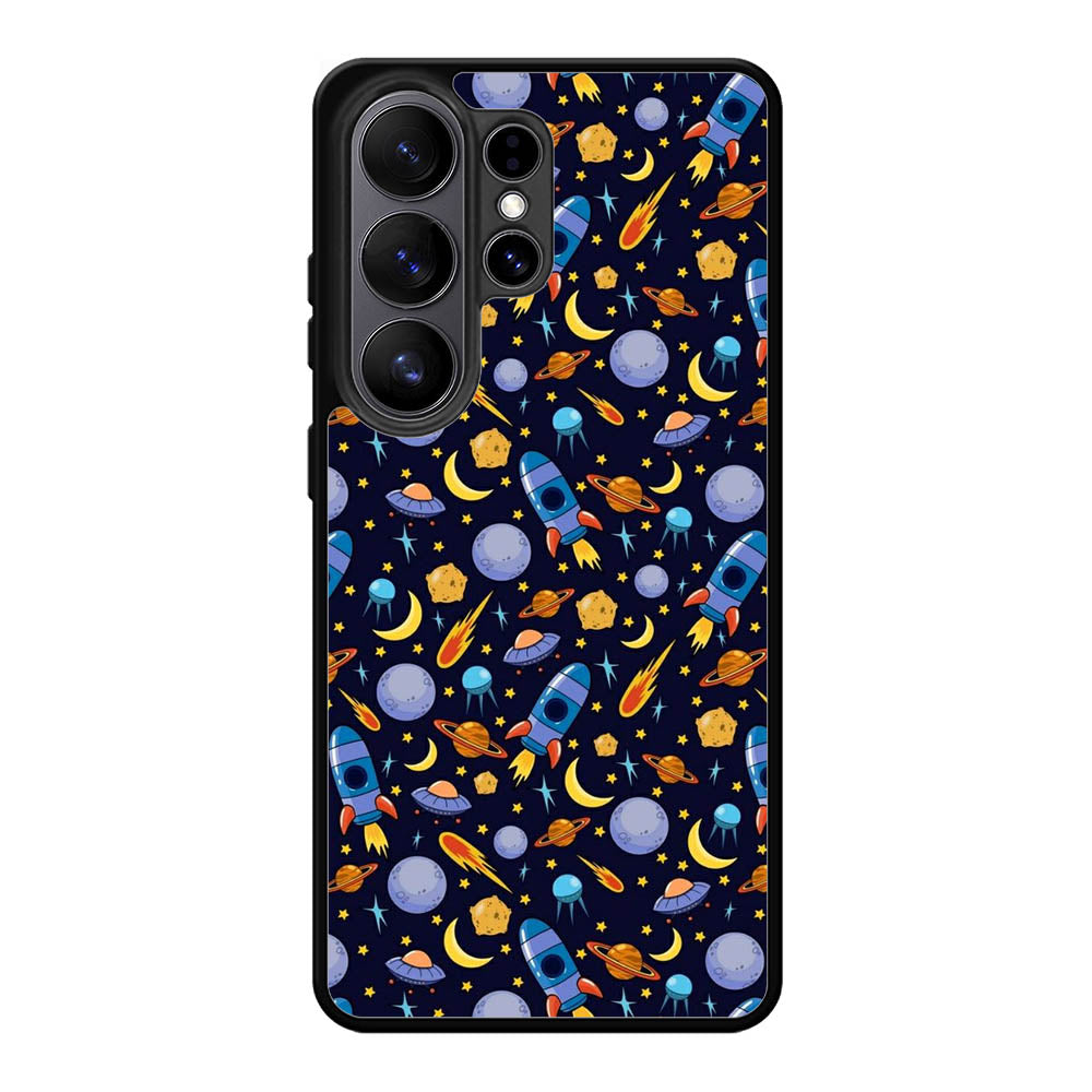 Space Astro Pattern Samsung Galaxy S26 Ultra Case FE0580