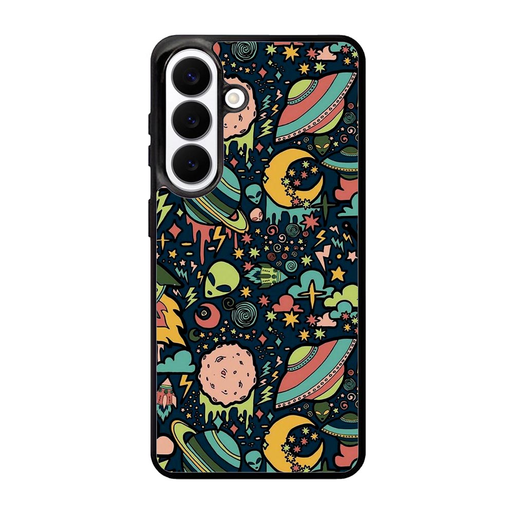Alien Space Pattern Samsung Galaxy S26 Case FE0023