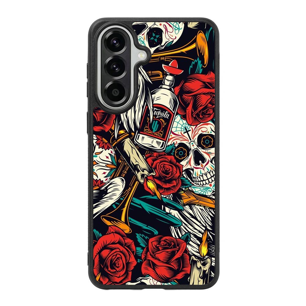Skull Pattern Samsung Galaxy A57 Case FE0569