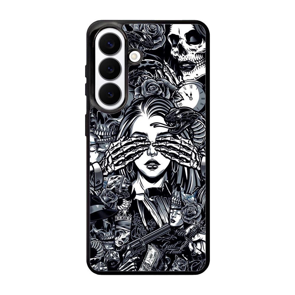 Nightmare Pattern Samsung Galaxy S26 Case FE0470