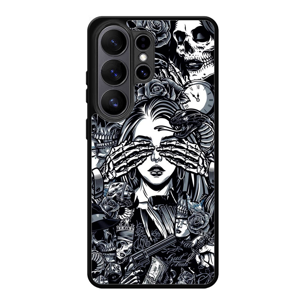 Nightmare Pattern Samsung Galaxy S26 Ultra Case FE0470