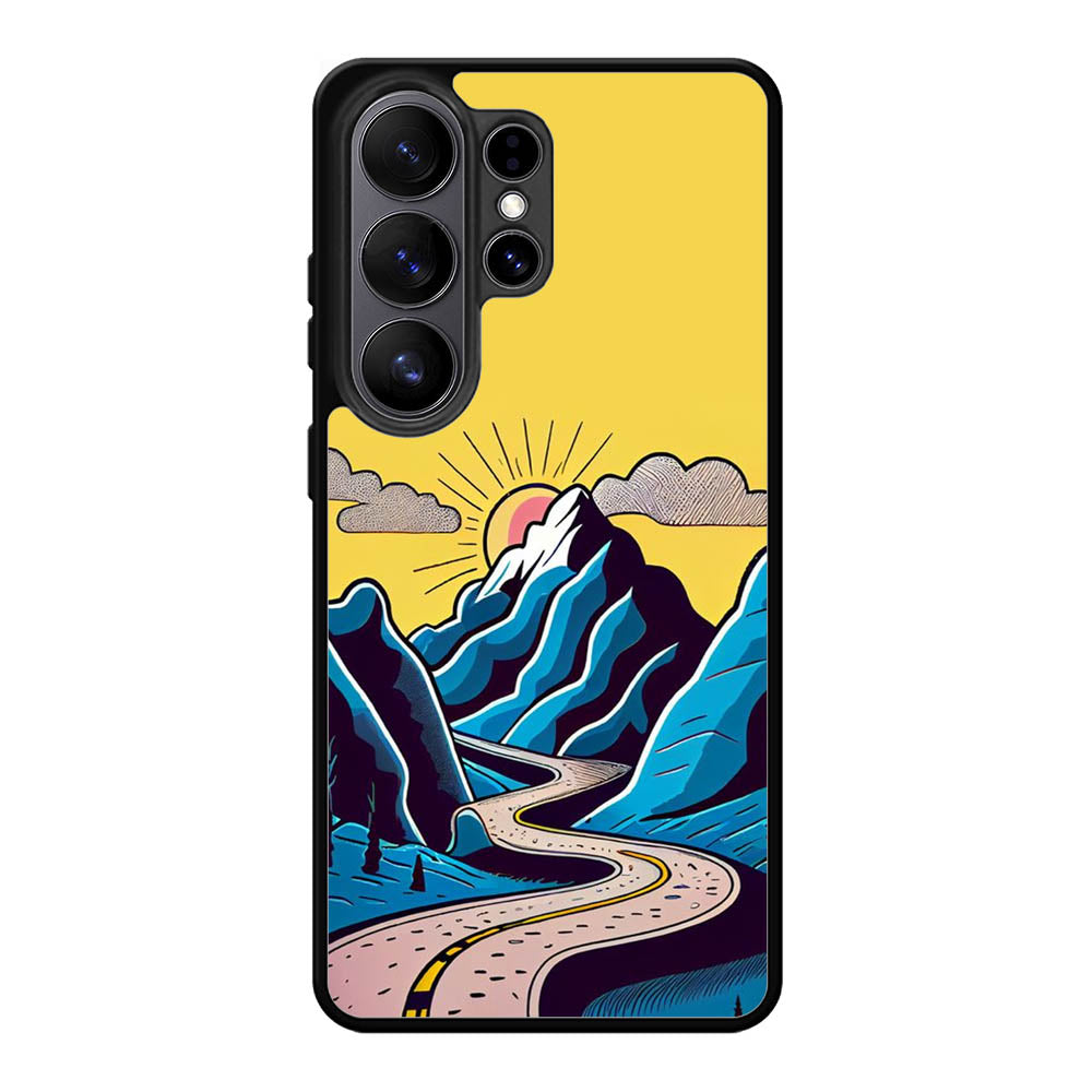 Sunset and Mountains Samsung Galaxy S26 Ultra Case FE0606