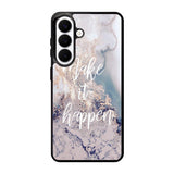 Marble Quotes X00225 Samsung Galaxy S26 Case