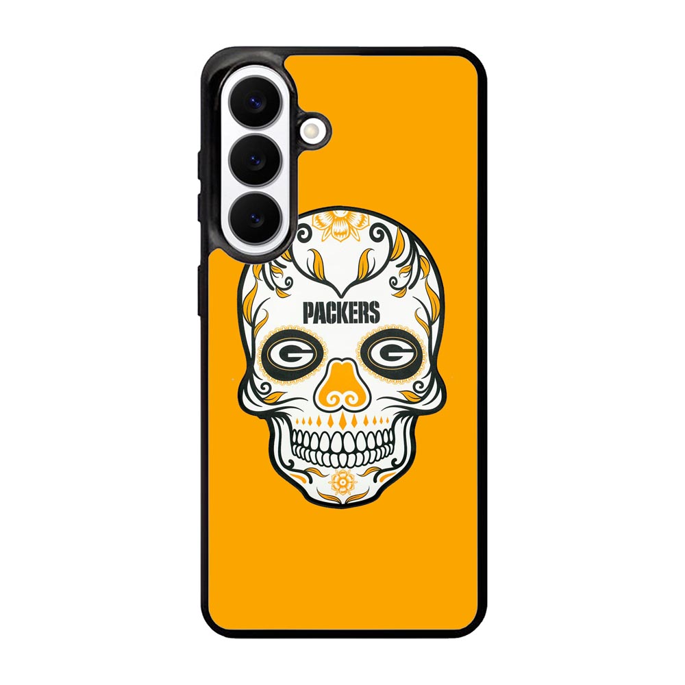 Green Bay Packers Skull X00391 Samsung Galaxy S26 Case