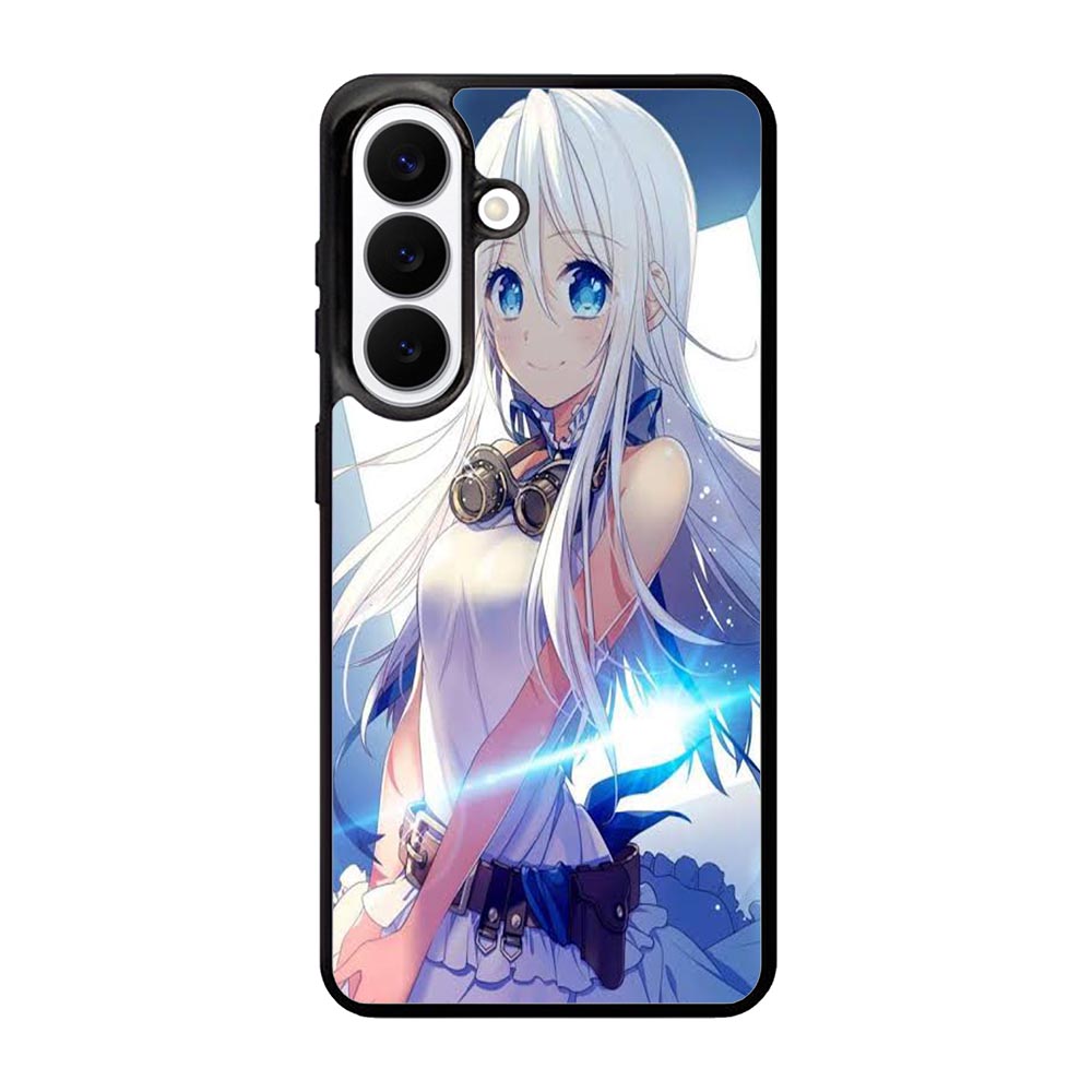 Blue Eyes Anime Girl X00473 Samsung Galaxy S26 Plus Case