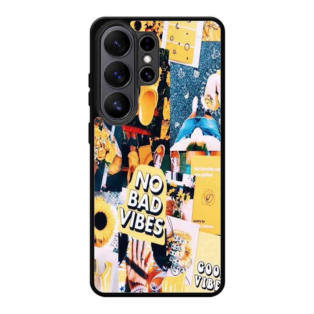 No Bad Vibes Collage X00613 Samsung Galaxy S26 Ultra Case