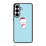 Cat with Santa X00631 Samsung Galaxy S26 Case