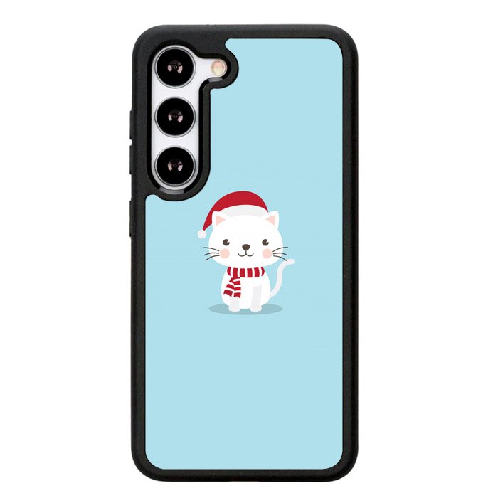 Cat with Santa X00631 Samsung Galaxy S24 Plus 5G , Samsung Galaxy S24+ 5G Case