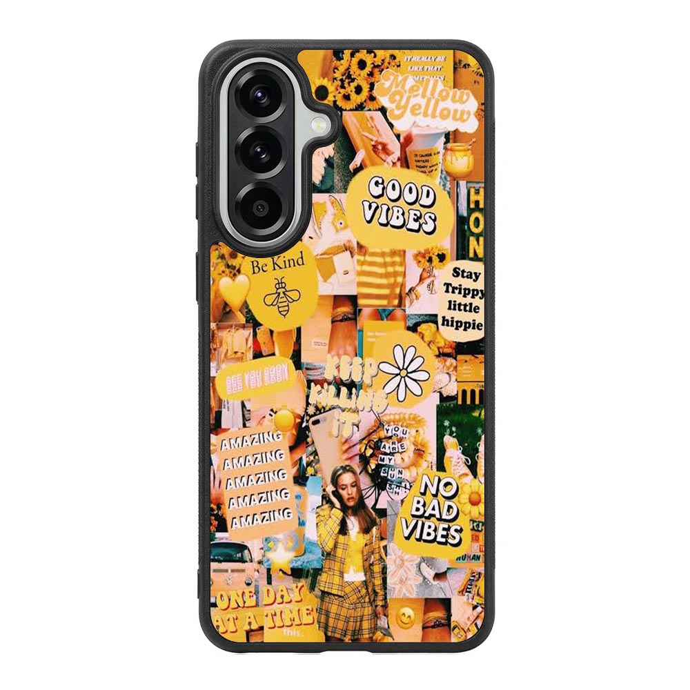 No Bad Vibes Collage X00704 Samsung Galaxy A37 Case