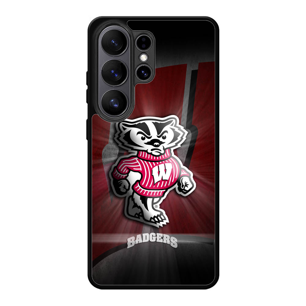 Wisconsin Badger Logo Samsung Galaxy S26 Plus Case DC1975