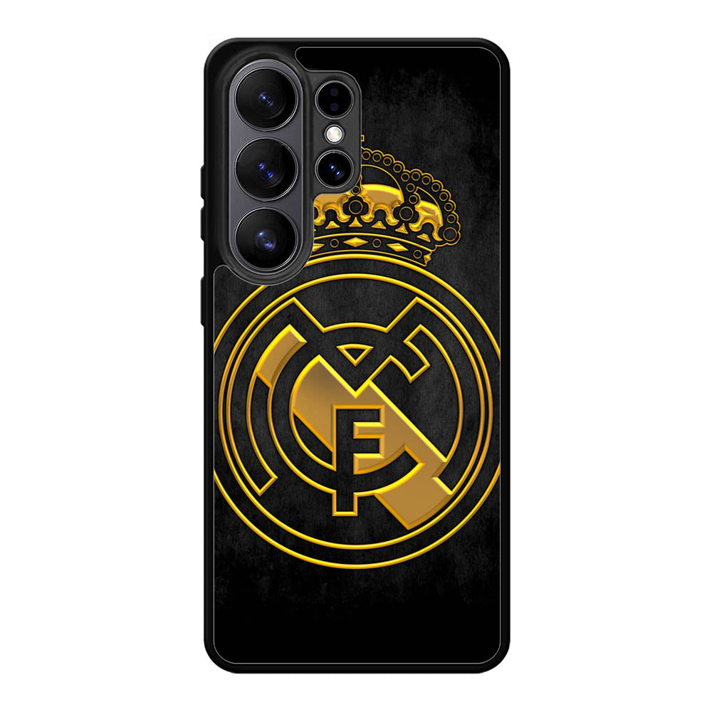 Real Madrid Gold Samsung Galaxy S26 Plus Case DC1550