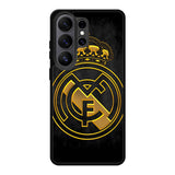 Real Madrid Gold Samsung Galaxy S26 Plus Case DC1550