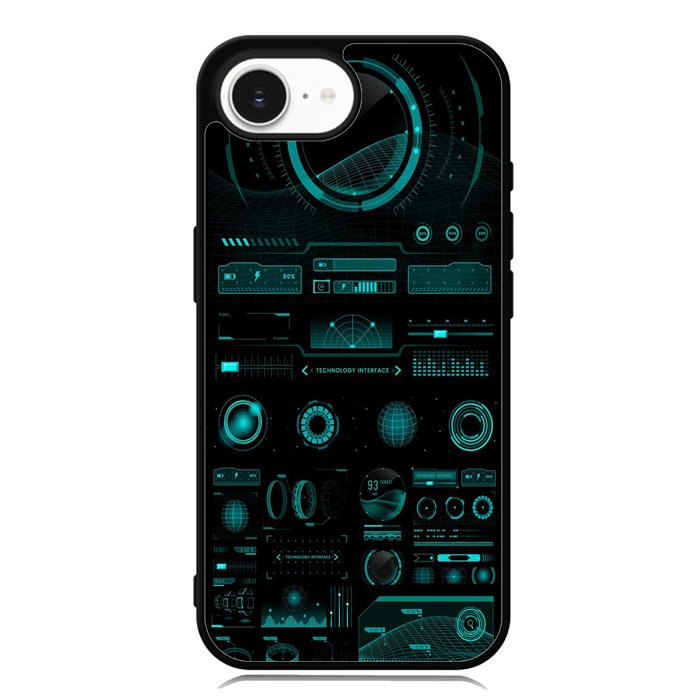 premium vector of Technology X01022 iPhone 16e Case