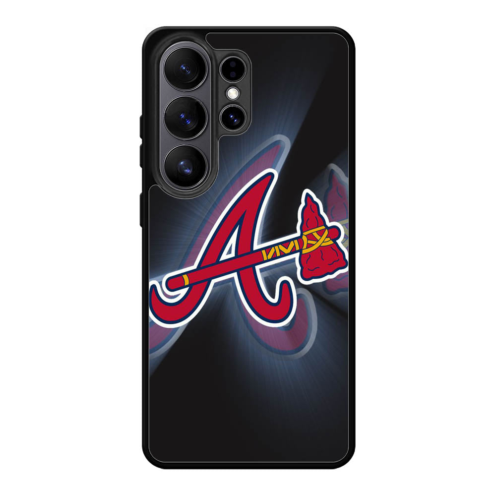 atlanta braves logo 1st Samsung Galaxy S26 Plus Case