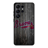 atlanta braves wood Samsung Galaxy S26 Plus Case