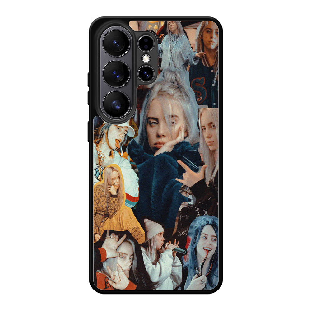 BILLIE EILISH SINGER COLLAGE Samsung Galaxy S26 Plus Case