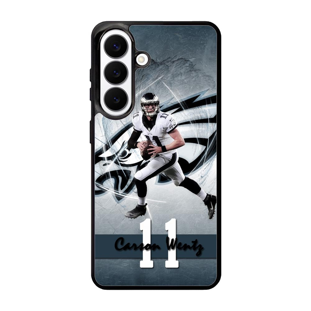 carson wentz 11 X02236 Samsung Galaxy S26 Case