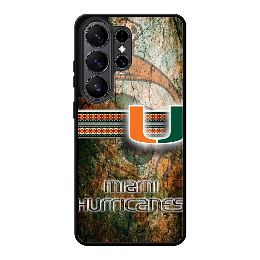 miami hurricanes Logo X02184 Samsung Galaxy S26 Ultra Case