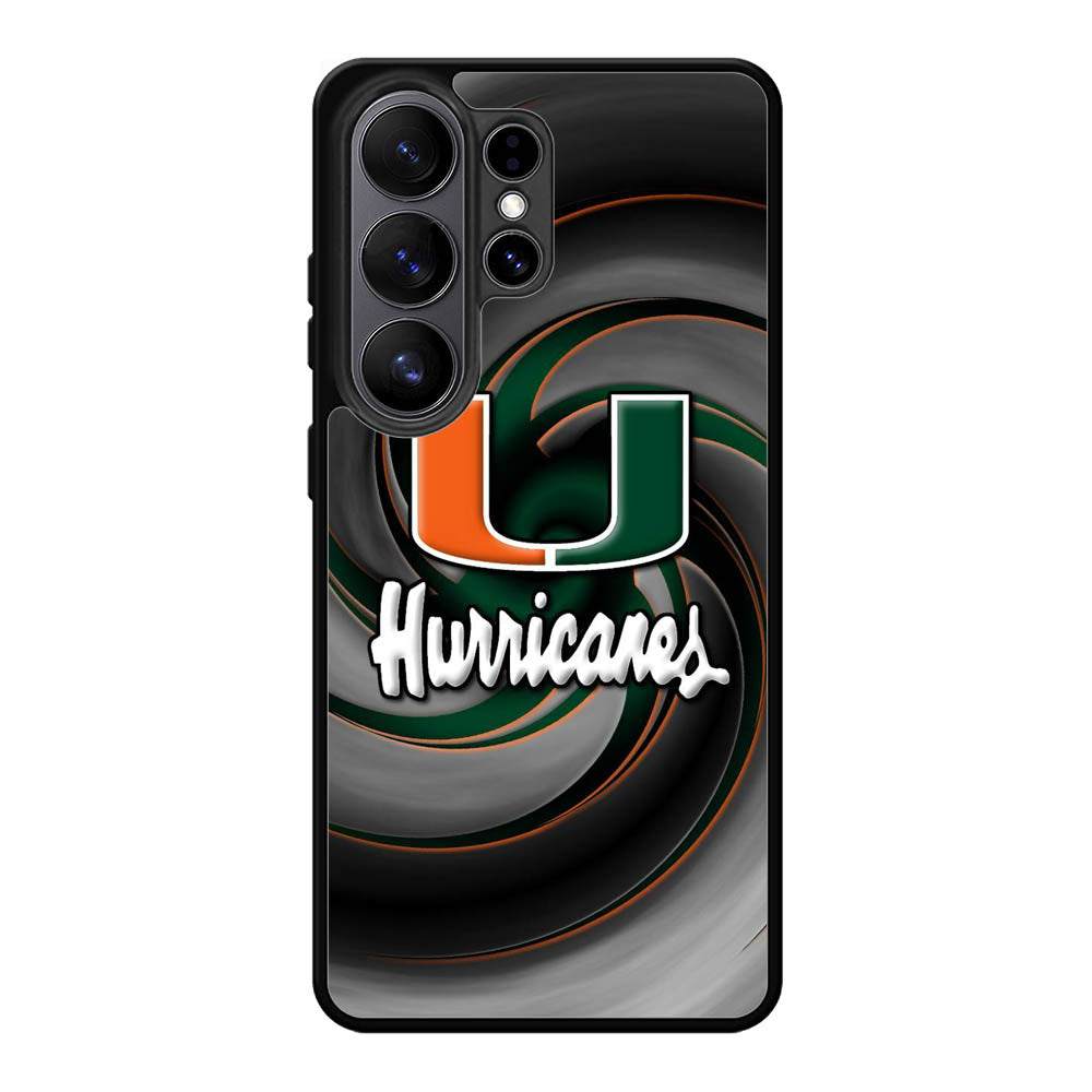 Miami Hurricanes XSamsung Galaxy S26 Plus Case DC1141