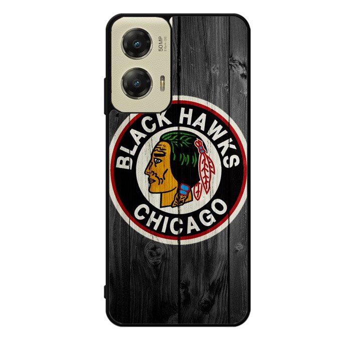 chicago blackhawks brown X02110 Motorola Moto G Stylus 5G 2024 Case