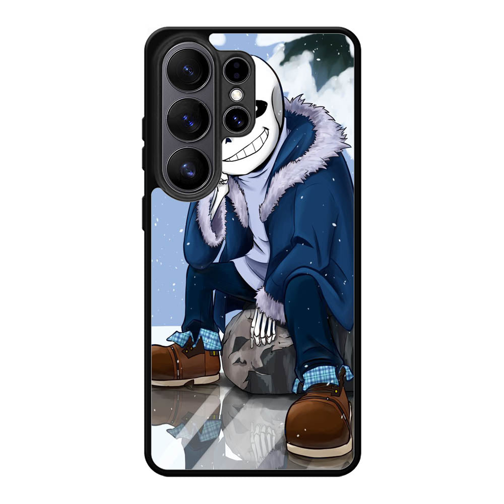 undertale sans cute X02074 Samsung Galaxy S26 Ultra Case