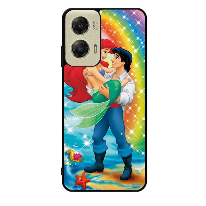 Little Mermaid Ariel Eric rainbow X0631 Motorola Moto G Stylus 5G 2024 Case