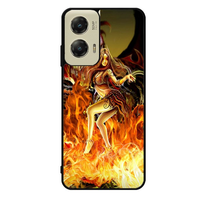 fire women X1048 Motorola Moto G Stylus 5G 2024 Case
