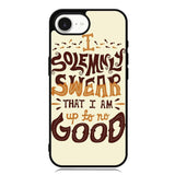 Harry Potter quote I Solemnly Swear That I Am Up To No Good X1072 iPhone 16e Case